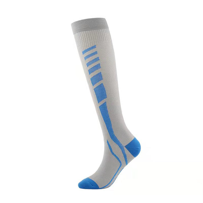 Sports Muscle Beautiful Leg Socks Leggings Men's And Women's Compression Socks - Three Pairs