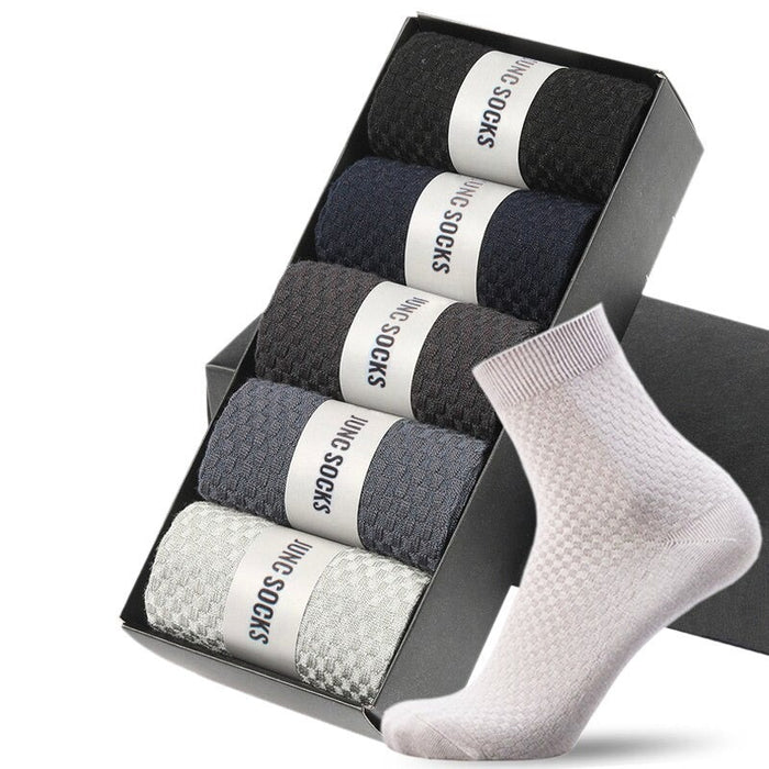5 Pairs Of Bamboo Fiber Socks