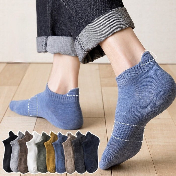 Unisex Spring Mesh Breathable Solid Color Cotton Socks