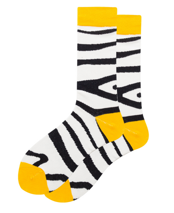 Colorful Striped Plaid Cotton Men Casual Socks (1 Pair)