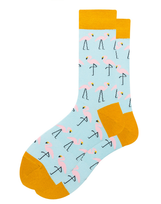 Funny Animal Pattern Cotton Casual Men Socks (1 Pair)