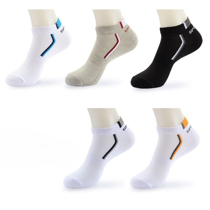 Unisex Striped Cotton Socks