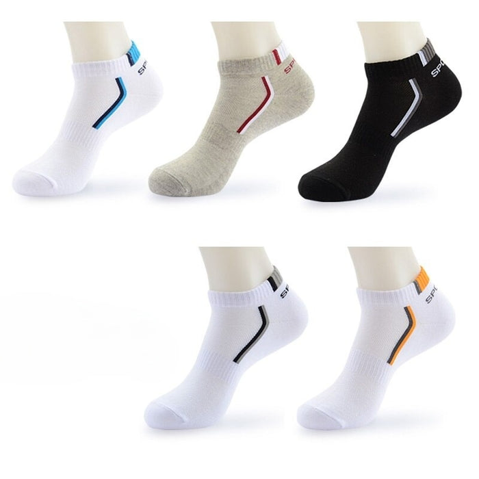 Unisex Wide Stripes Cotton Casual Socks
