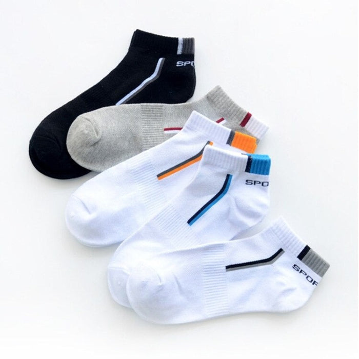 Unisex Striped Cotton Socks
