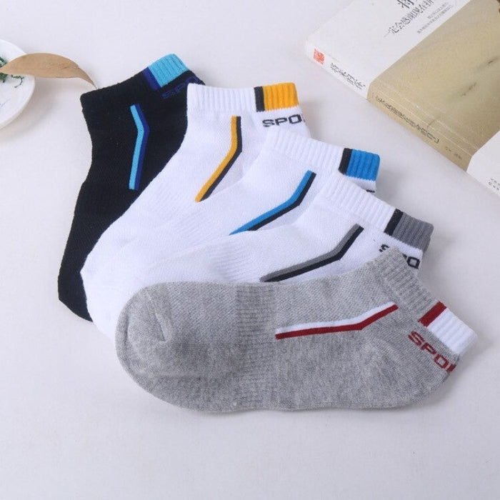 Unisex Striped Cotton Socks