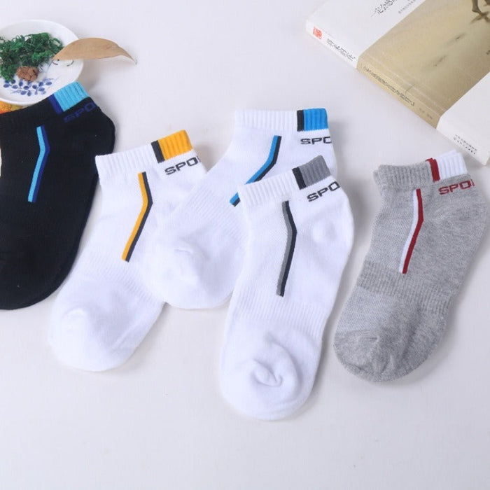 Unisex Striped Cotton Socks
