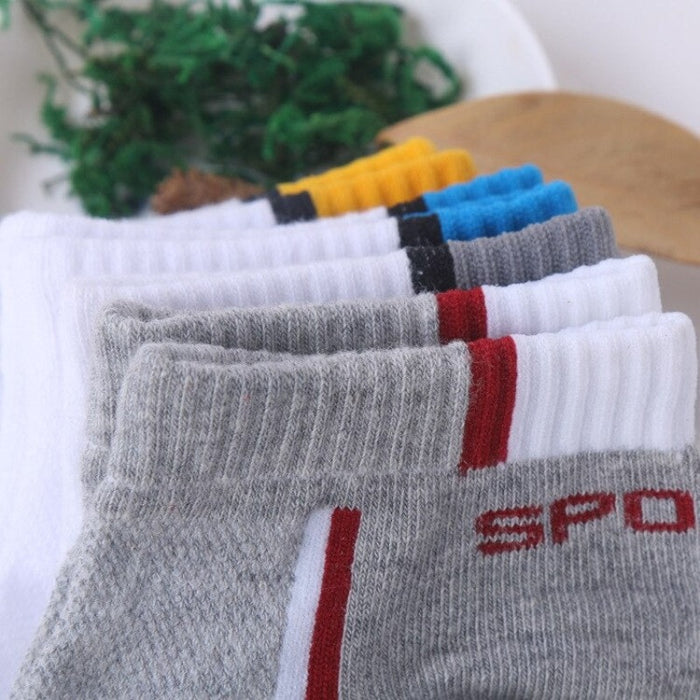 Unisex Striped Cotton Socks