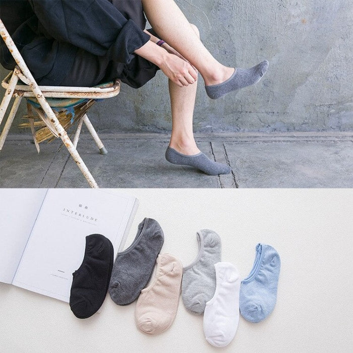 Unisex Casual Cotton Invisible Socks