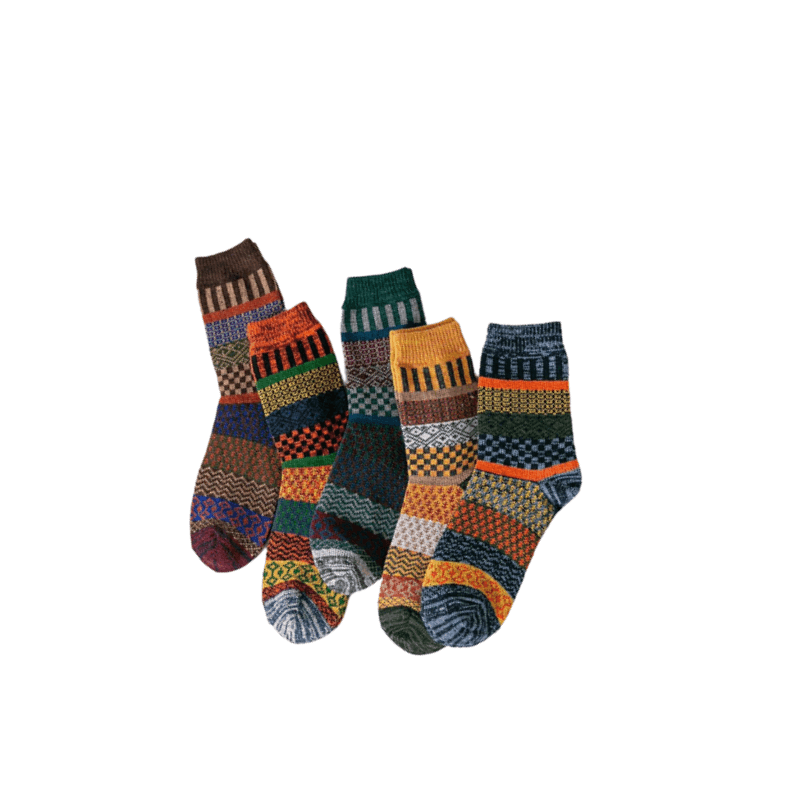 5 Pairs Socks Collection: Comfort Meets Style