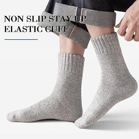 Warm Winter Socks | Thermal Merino Wool Socks For Men - Pack Of 5 - Sockz